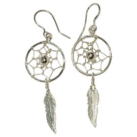 BRINCOS FILTRO DO SONHOS EM PRATA 950 PEDRA:BOLA DE PRATA