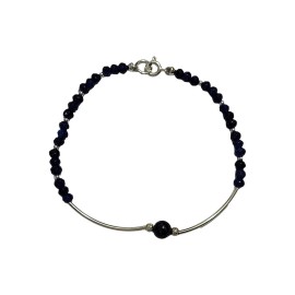 PULSEIRA LAPSI LAZULI EM PRATA 925 - ID 6218