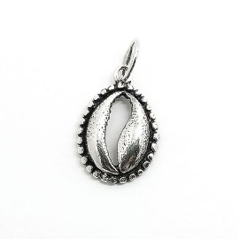 Pingente Buzio Grande  C Detalhe  Prata 925 - Id 4504