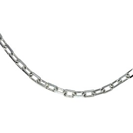 CORRENTE ELO CADEADO- EM PRATA 925 - ID 6799