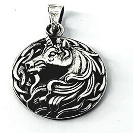 Pingente Unicornio Em Prata - Id 5281