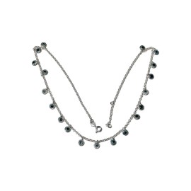 Corrente Choker Olho Grego Em Prata - Id 5807