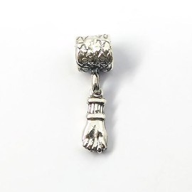 Pingente Figa Com Separador Em Prata - Id 4716