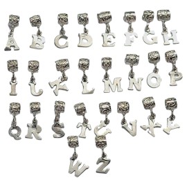 Pingente Berloque Letra Em Prata 925 - Id6396alf