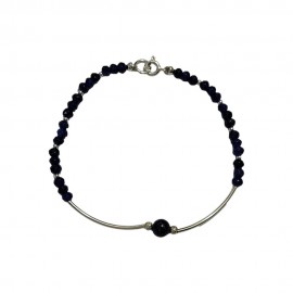  PULSEIRA LAPSI LAZULI EM PRATA 925 - ID 6218 