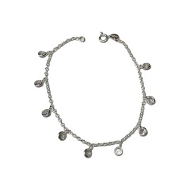 Pulseira Zirc�nia (9) Em Prata - Id 5780