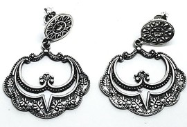 Brinco Renda Em Prata 925 - Id 5203